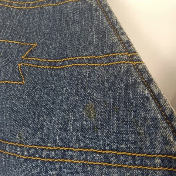 Vintage Wrangler Western Denim Vest Womens Large Blue Button Front - Picture 5 of 13